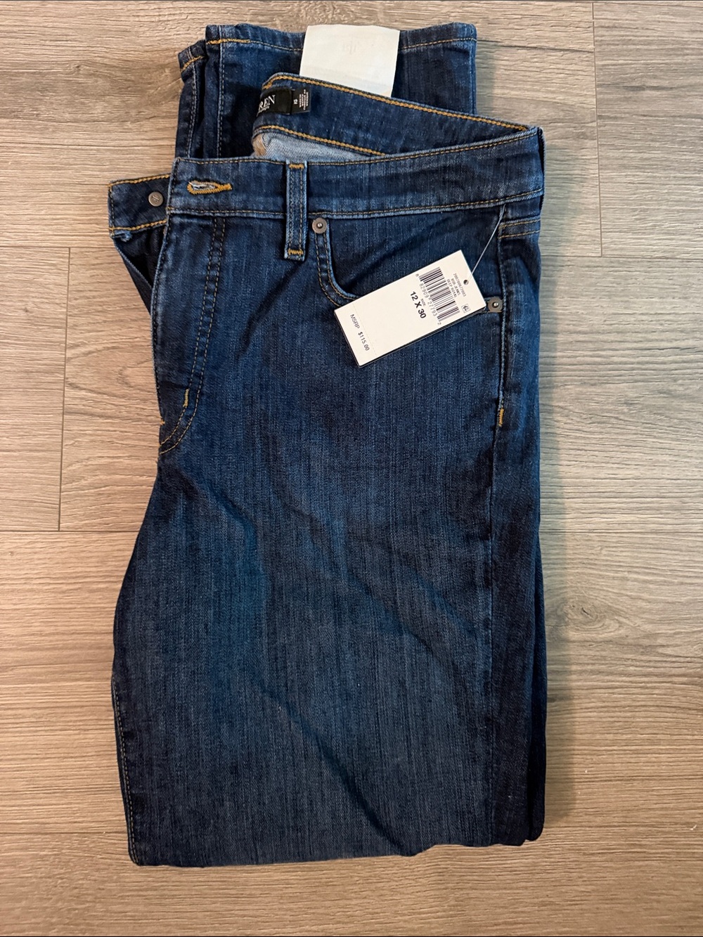 Lauren Ralph Lauren Women's Straight Leg Jeans - Dark Blue